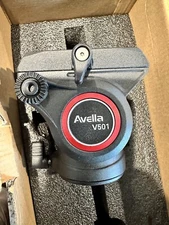 Avella V501 Video Tripod Fluid Head with Quick Release Plate, Lightweight