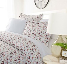 Luxury Ultra Soft Spring Blooms Duvet Cover Set By Kaycie Gray Fashion