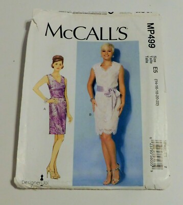 Vogue Patterns Cartamodello V1883E5 Per Abito Donna – Taglie 14-22 (E5) - 5