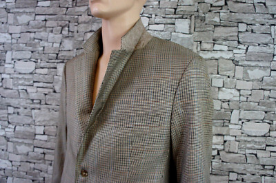 346 BROOKS BROTHERS HERREN SEIDE WOLLE TWEED SAKKO JACKETT MULTICOLOR 52 54