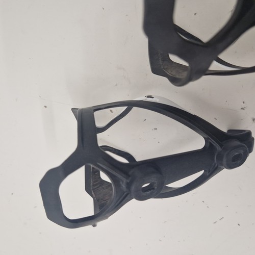 VEL carbon water bottle cages matt carbon Black and white. Pair - Picture 17 of 17