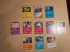 Lotto Carte Pokemon Sun & Moon Hidden Fates Rare e Holo Near Mint - No Charizard