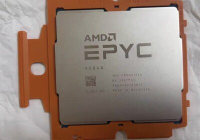 AMD EPYC Genoa-X 9384X 32-Core 3.1GHz SP5 768MB CPU support gigabyte mz73-lm0