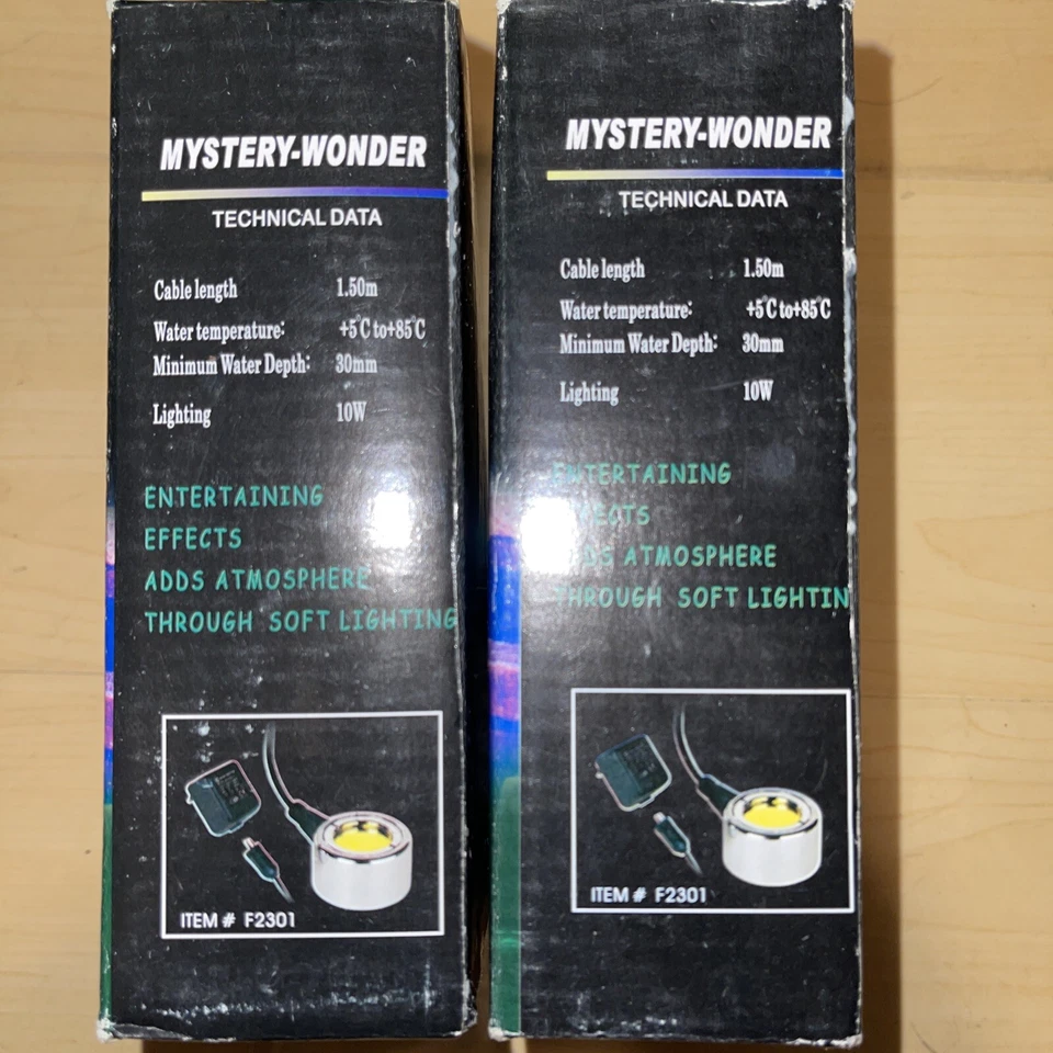 Juego de 2 luces halógenas sumergibles de 10 vatios. Nuevo en caja. Foto 4 de 4