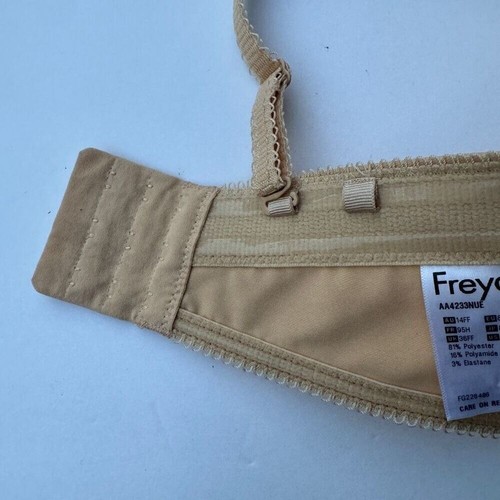 Freya 4234 Deco Underwire Seamless Molded Plunge Bra Nude Foam Cups Size 36H - Picture 4 of 10