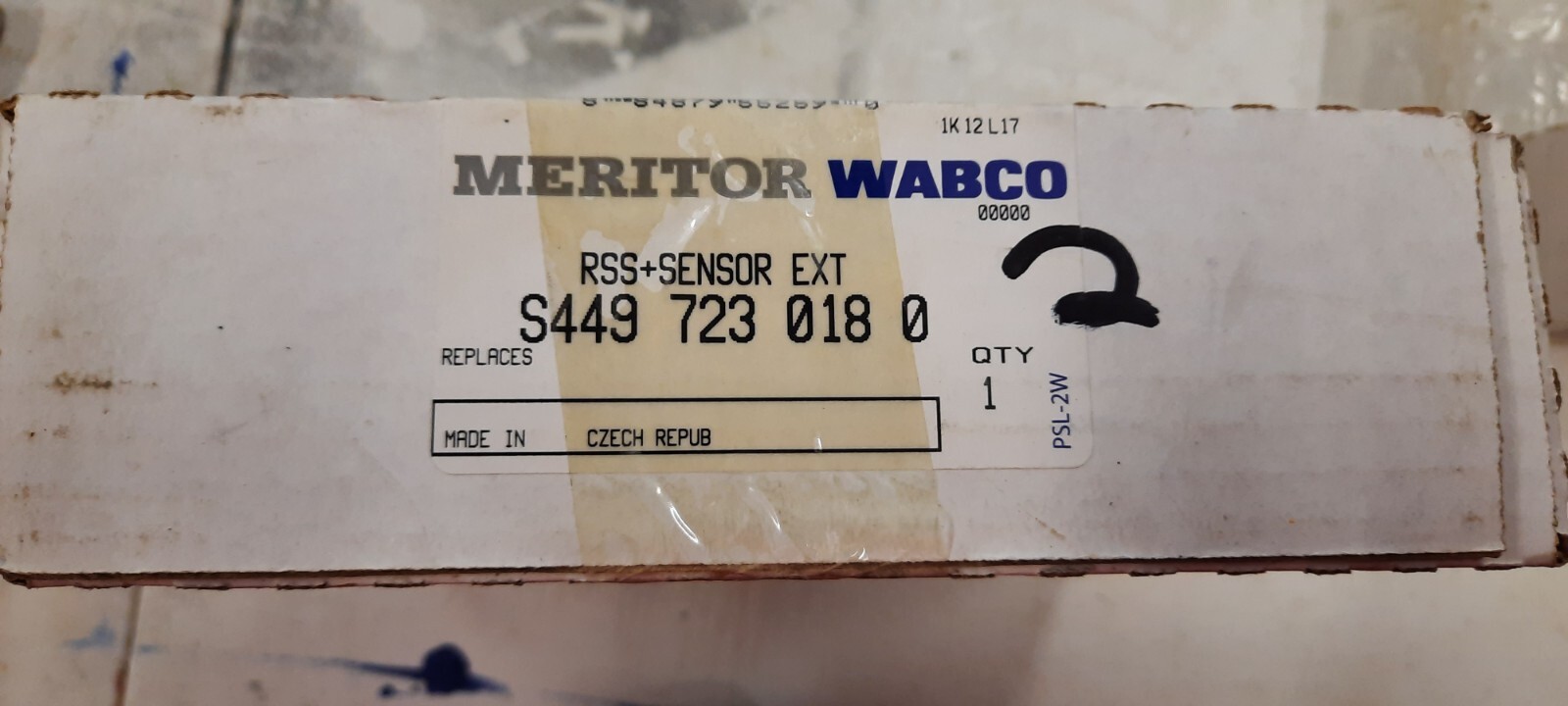 S449 723 018 0 New NOS Meritor Wabco RSS + Sensor Extension Fast ...