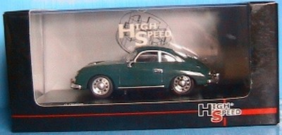 Porsche 356A Carrera Coupe 1959 High Speed 1:43 Grün VERT LHD Linkslenker