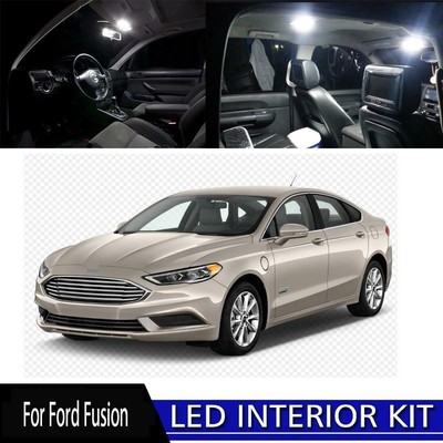 6x Xenon White Interior Led Light Package Kit For 2013 2018 Ford