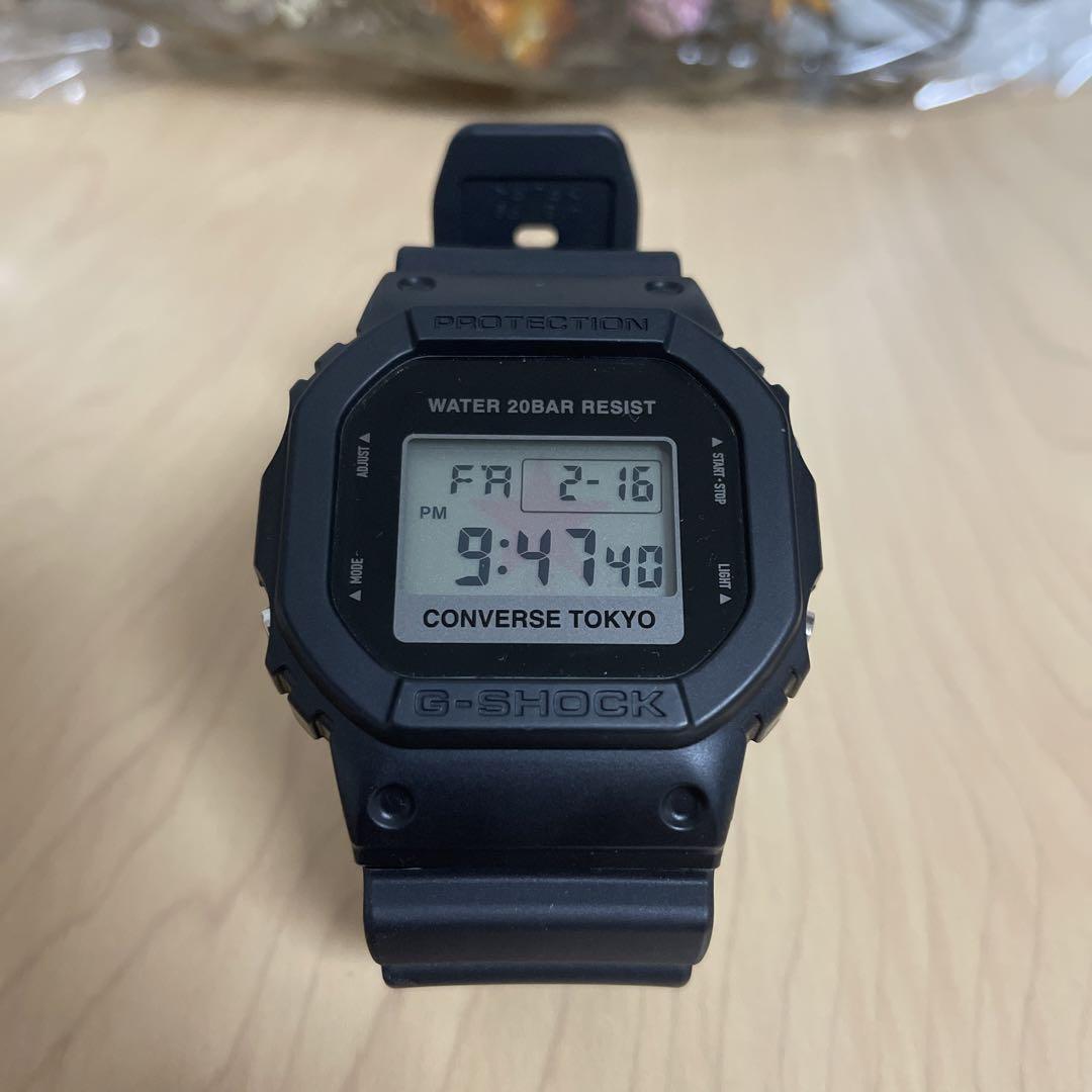 G-Shock Converse Tokyo Collaboration DW-5600VT Black From G-Shock Converse Tokyo Collaboration DW-5600VT Black From