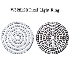 DC5V WS2812B RGB Full Color 8/16/24/35/45 Leds Pixel Ring Led Modules