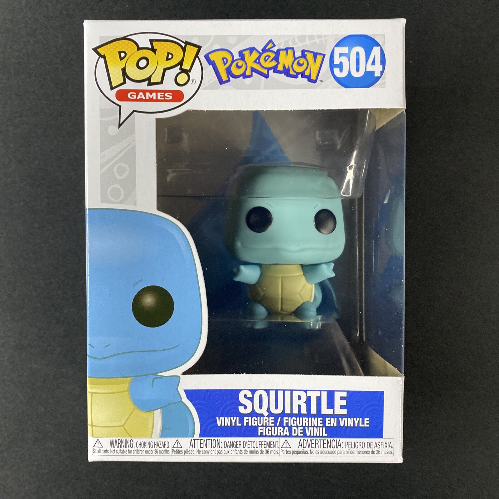 Pop Pokemon Squirtle Silver Vinyl Figur - 8,9cm Sammlerfigur