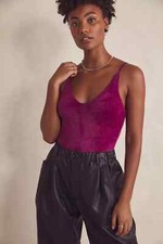 Free People Intimately Limoncello Sleeveless Bodysuit in Purple Size XS 68