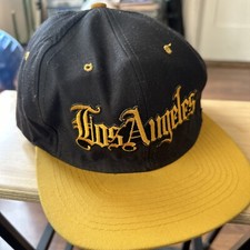 Los Angeles Snapback Embroidered Hat/Cap Nissin RARE Vintage 90s