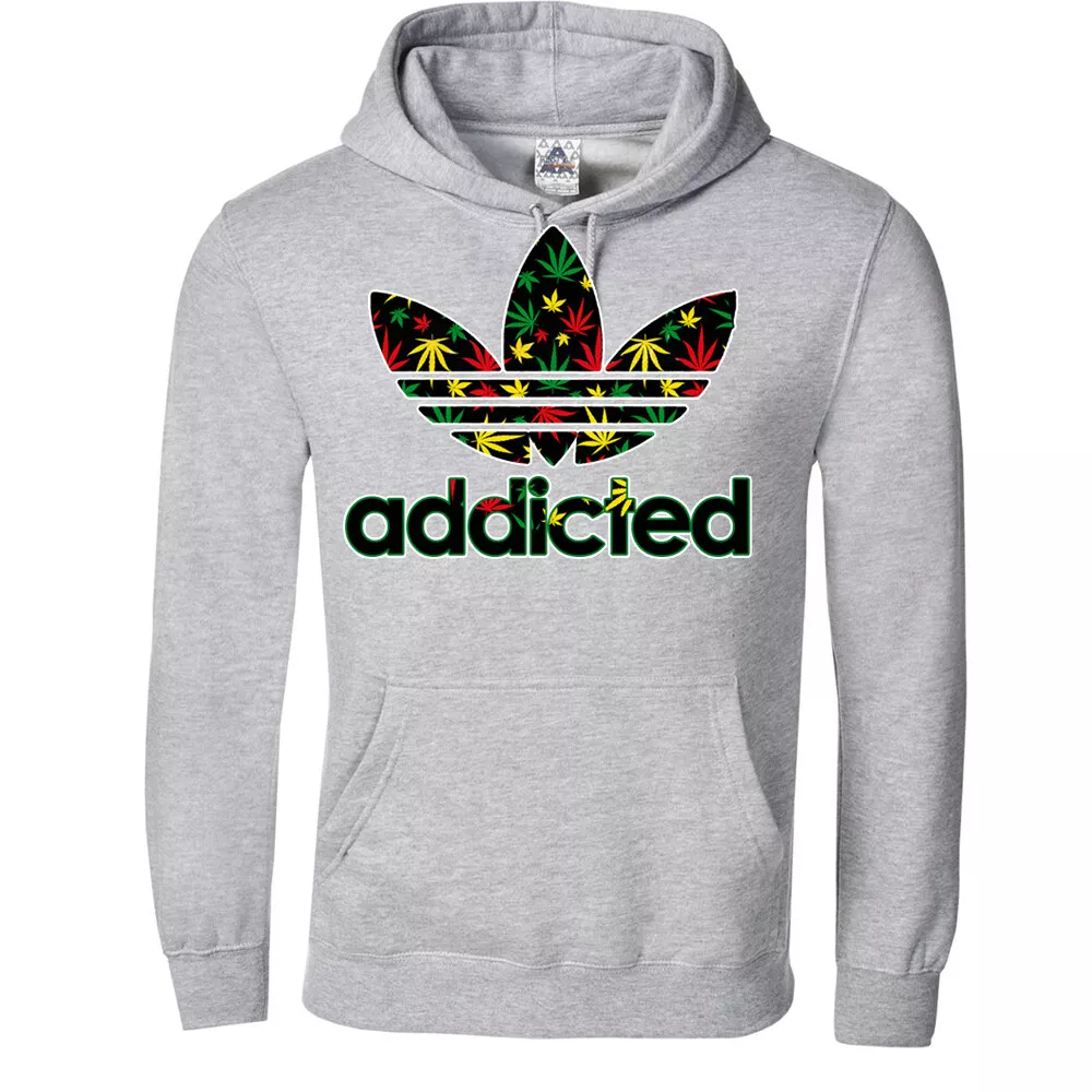 Adidas weed deals logo hoodie