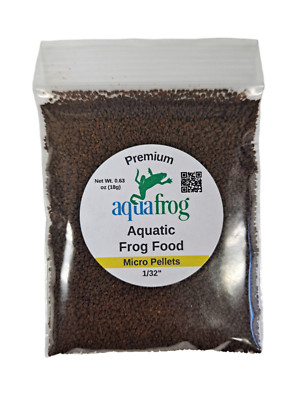AQUATIC FROG FOOD - Micro Pellets 1/32''