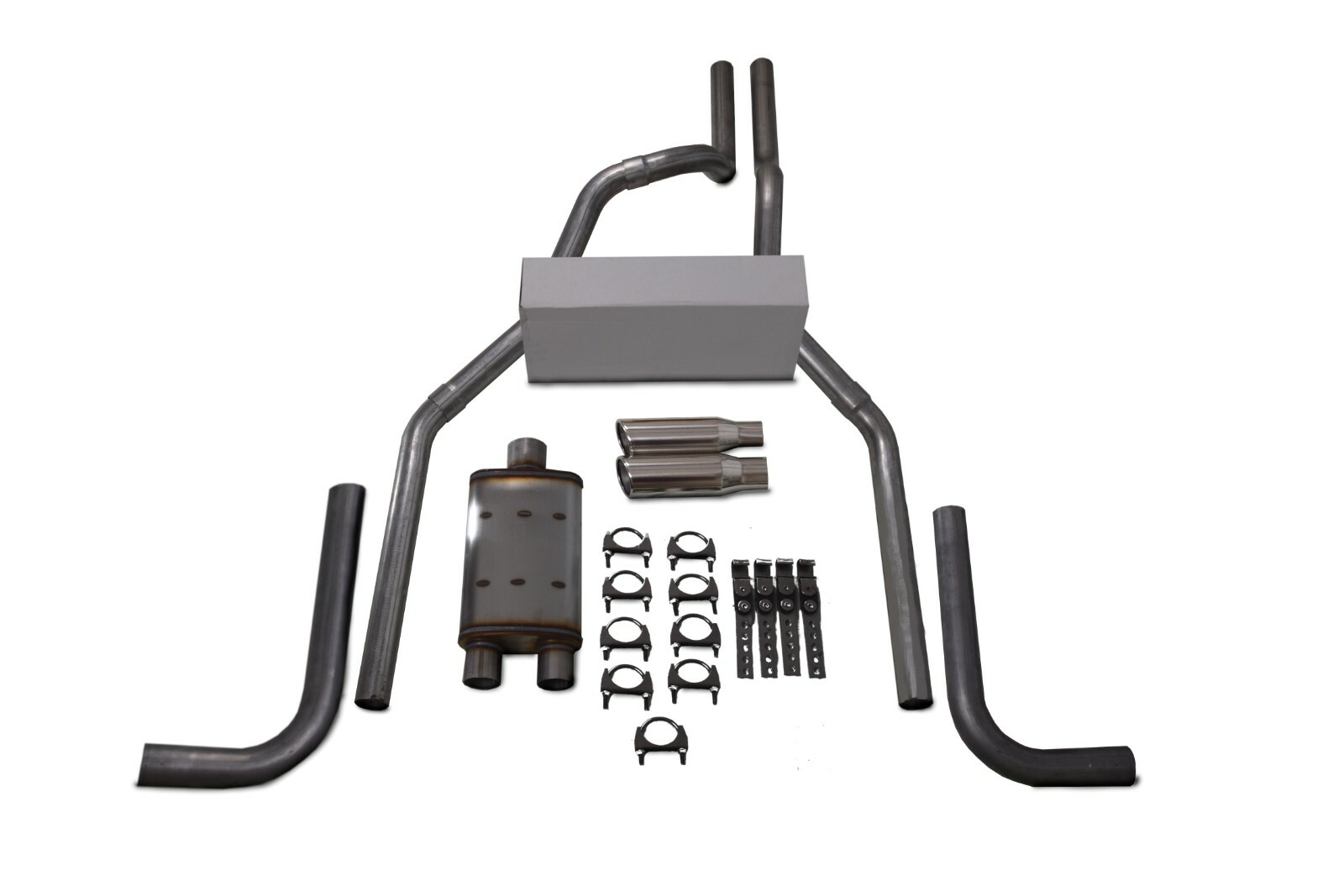 04-08 Dodge Ram 1500 2.5" Dual Exhaust Magnaflow XL Side Exit Clamp Tips