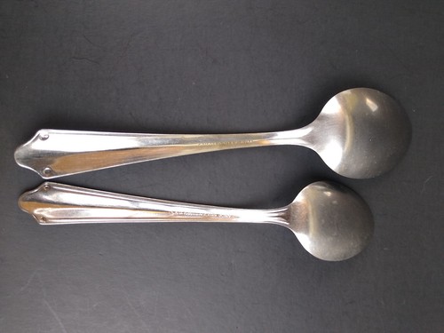 Ekco Stainless USA KENILWORTH 1 cucchiaio da portata e 1 cucchiaio da zuppa vintage - Foto 3 di 7