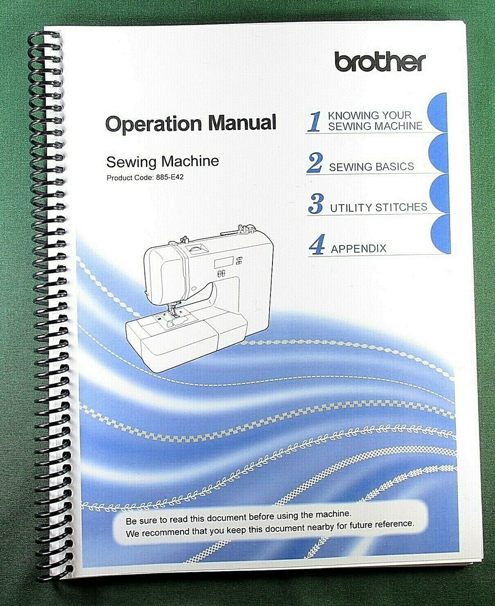 Brother XR3240 Instruction Manual: Full Color 116 Pages