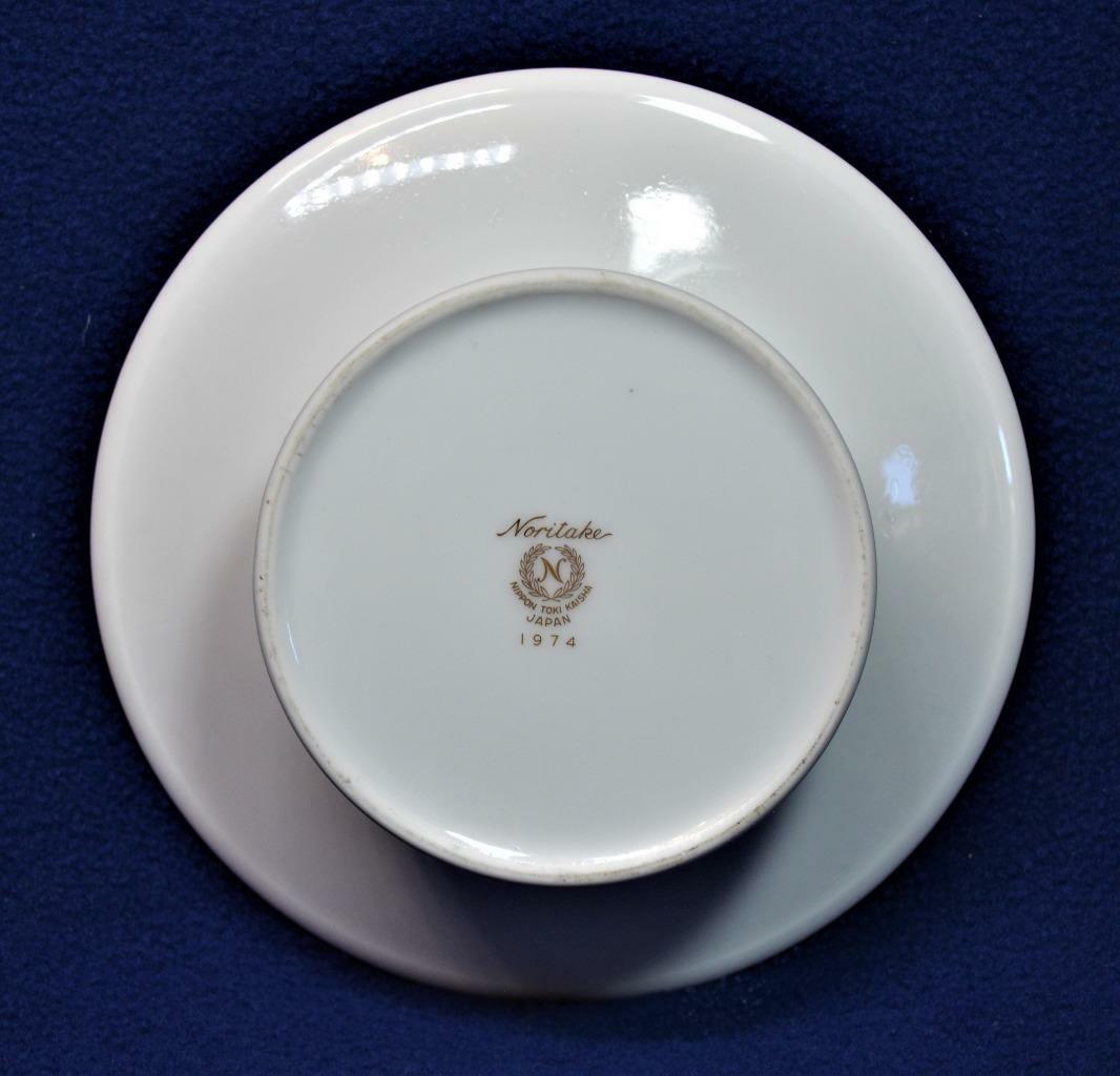 Vintage 1974 NORITAKE Nippon Toki Kaisha Japan White Porcelain
