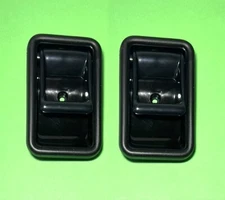 2x Black inner door handle Cup bezel For Mazda B2000 B2200 B2600 Pickup 1985-98