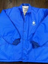 Vtg Made In USA 70s 80s Blue Baseball Jacket West Wind Buccaneer MFG 2XL Lined