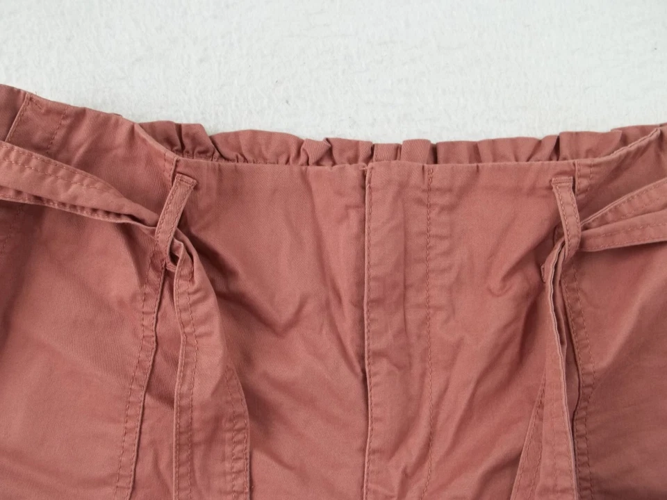 Vanilla Star Womens Belted Shorts Size 13 Mauve Casual waist 33" Inseam 3" - Image 4 of 4