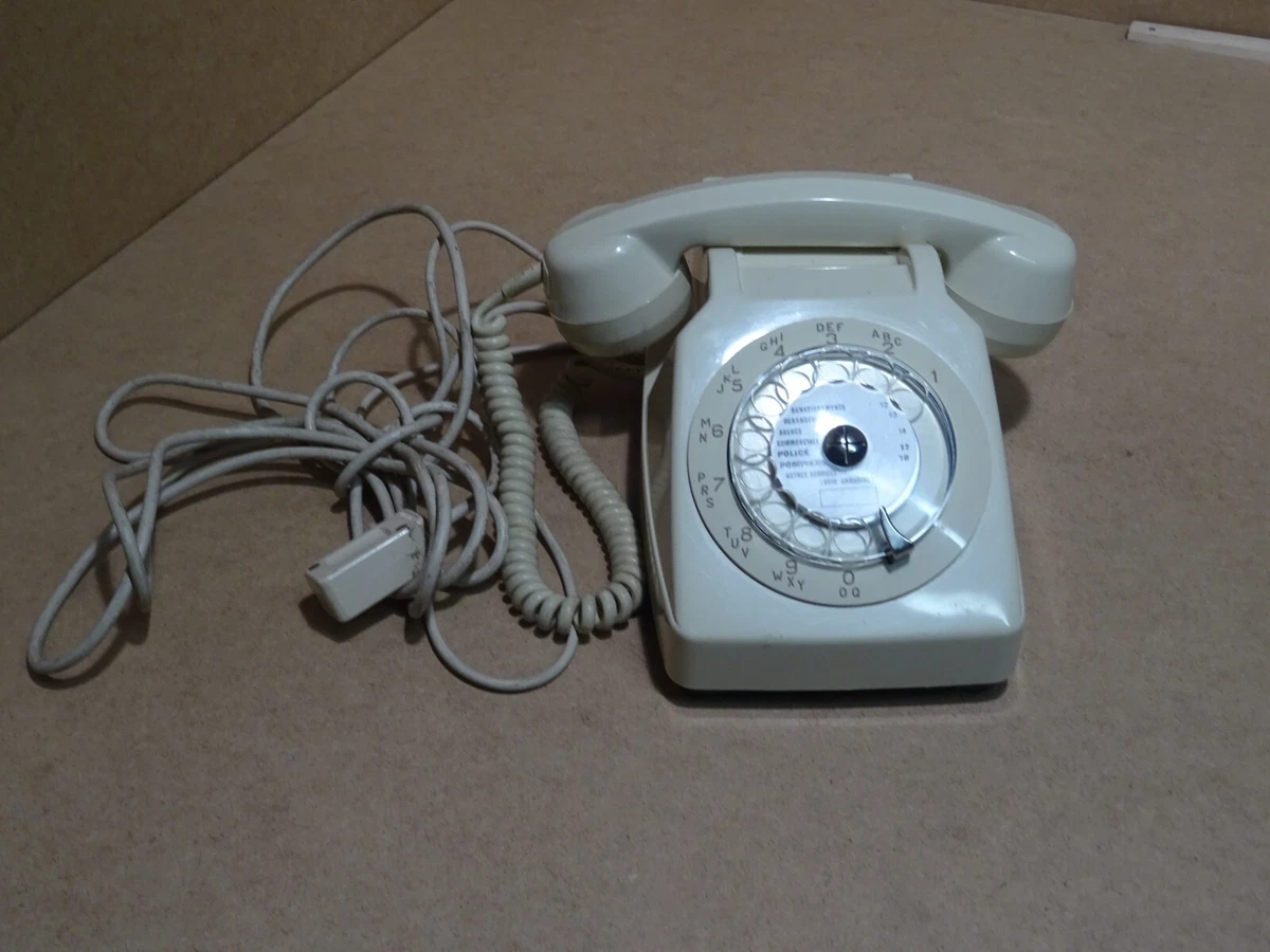 Téléphone Vintage SOCOTEL S63 BICOLOR - Années 80 - Touches