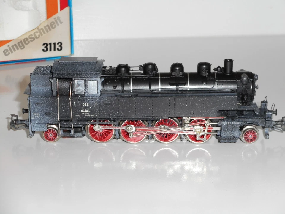 Rare Marklin 3113 OBB Steam Tank Loco. 3 rail AC.Excellent Cond.Lights.HO. Boxed - Image 4 of 4