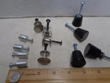 (3) LOTS of 4 - Vintage small drawer pulls knobs 1980 1990   12 pieces