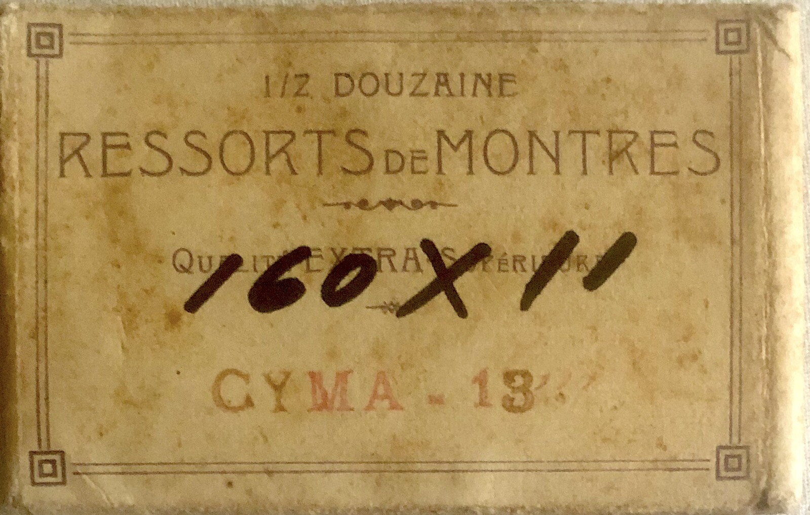 1X Mainspring 160x11 for Watch Repair Replacement