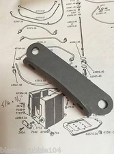 Harley 62585-36 Oil Tank Mounting Plate Bracket Knucklehead Panhead 1936-1957