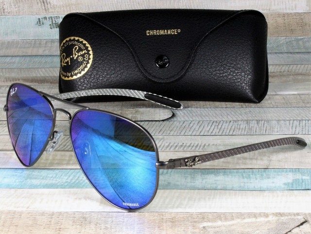 blue polarized aviator sunglasses