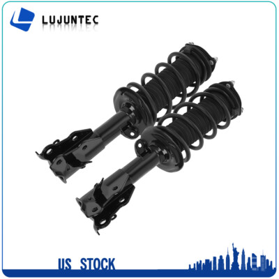 Set (2) Front Complete Struts With Coil Spring Mounts For Honda Civic 1.8L 2012