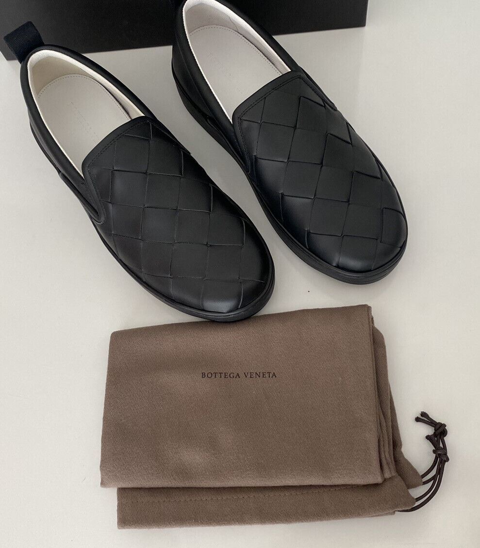 Bottega Veneta Intrecciato Calf Leather Black Shoes 7 US 578303 Italy NIB $760 Bottega Veneta Intrecciato Calf Leather Black Shoes 7 US  main image 2