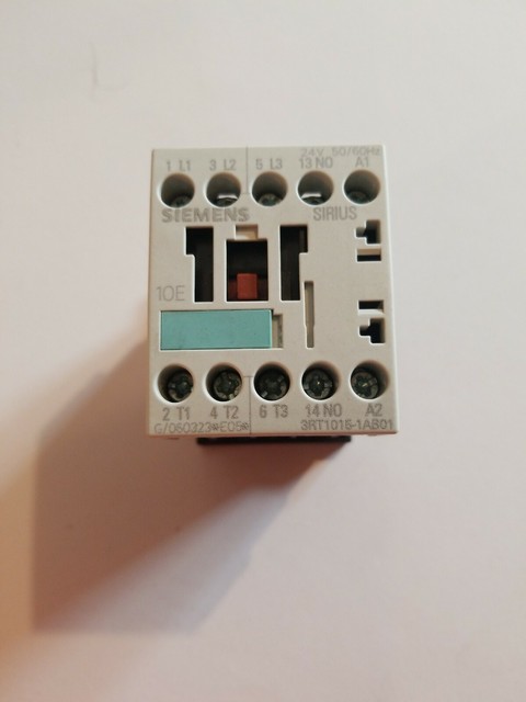 SIEMENS CONTACTOR 3RT1034-1AG20 110V COIL 45 AMP 3RT10341AG20 w// 3RH1921-1MA11