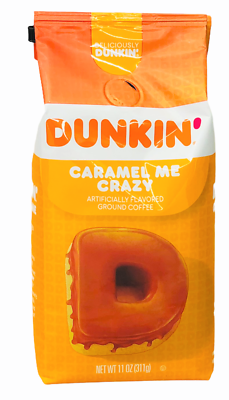 Dunkin Caramel Me Crazy Ground Coffee 11 oz | eBay