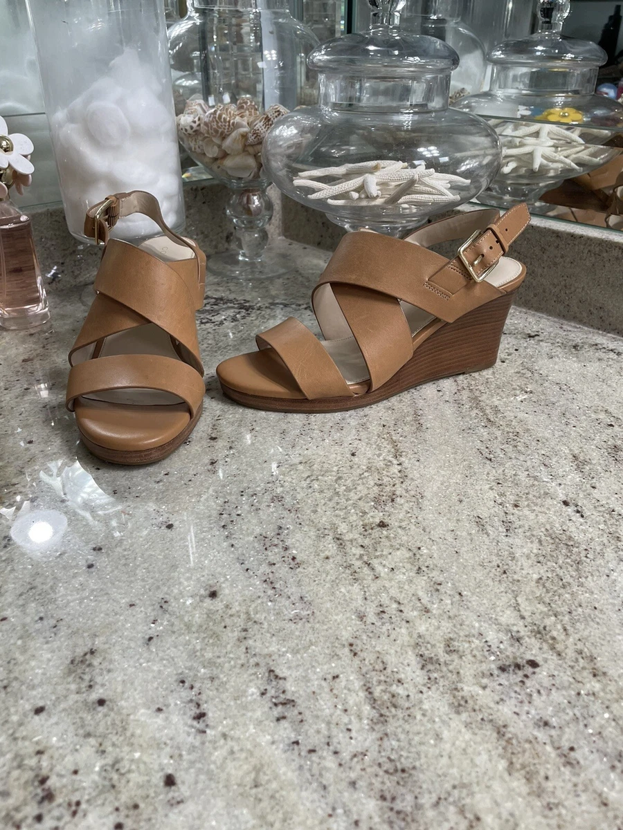 Cole HAAN Women s Penelope Gladiator Wedge Sandal Strappy Brown