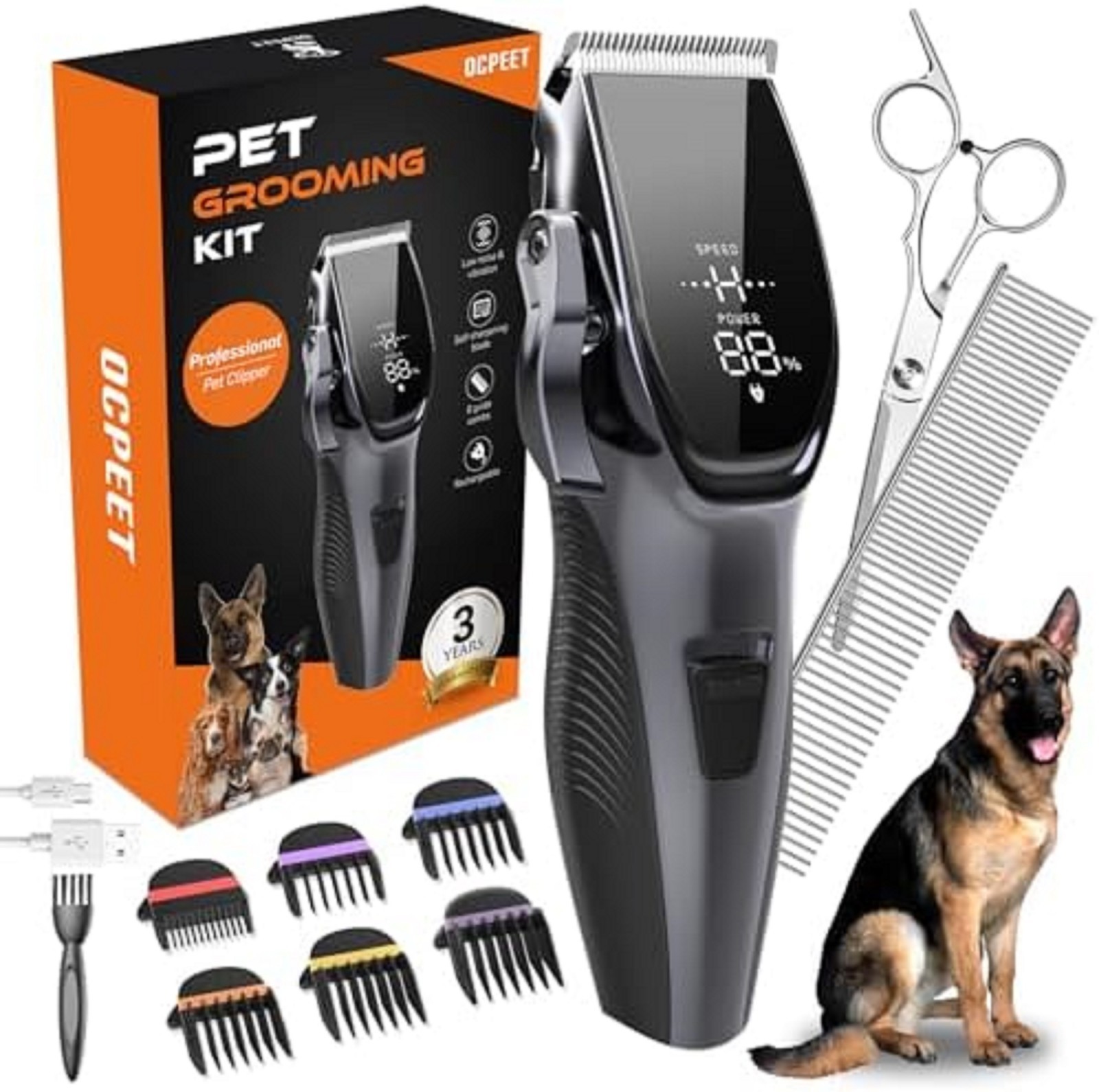 WAHL Professional PET CLIPPERS Dog Grooming Kit Heavy Duty T
