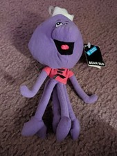 Vintage 1999 Warner Bros Store Squiddly Diddly Bean Bag Plush w/Tags