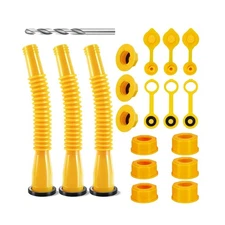 Gas Can Spout Replacement, Anti-Spill Gas Can Nozzle Replacment, 3-Kit No Lea...
