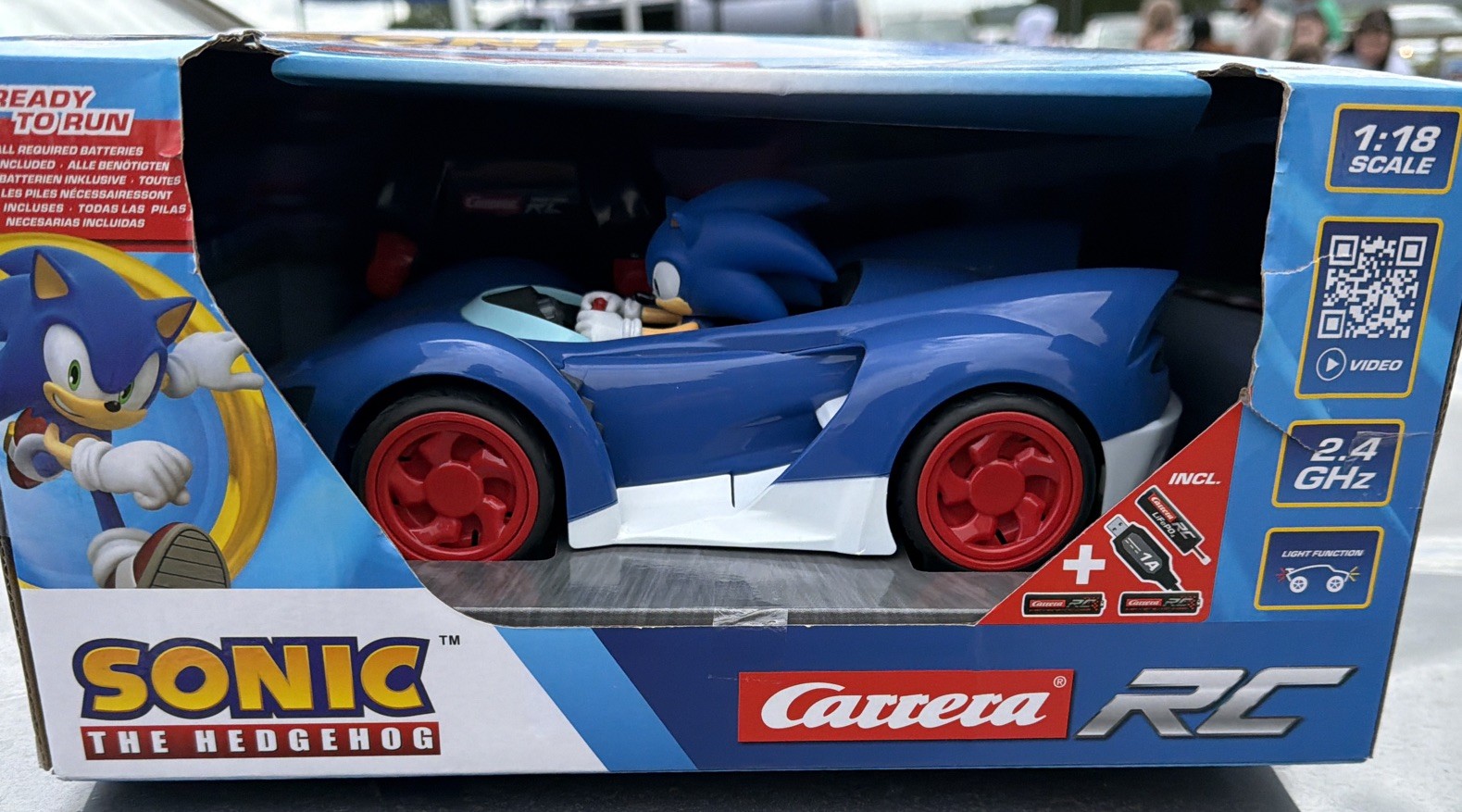 Carrera RC 370201061 2.4 GHz Sonic The Hedgehog Team Sonic 1:20 Scale Car - Image 2