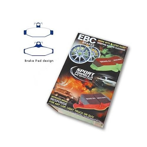 EBC Brake Pads Redstuff Ceramic Rear Aston Martin Chevy Virage Corvette Set