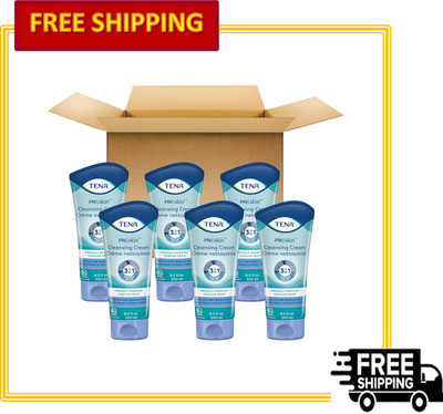 TENA ProSkin Cleansing Cream for Sensitive Skin, Fragrance Free, 8.5 fl oz