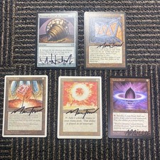 Mtg Mana Crypt Vault Sol Ring Sensei'S Divining Top Lotus Petal Signed