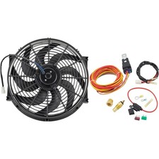Lowpro Universal 16 Electric Radiator Cooling Fan W Relay Kit