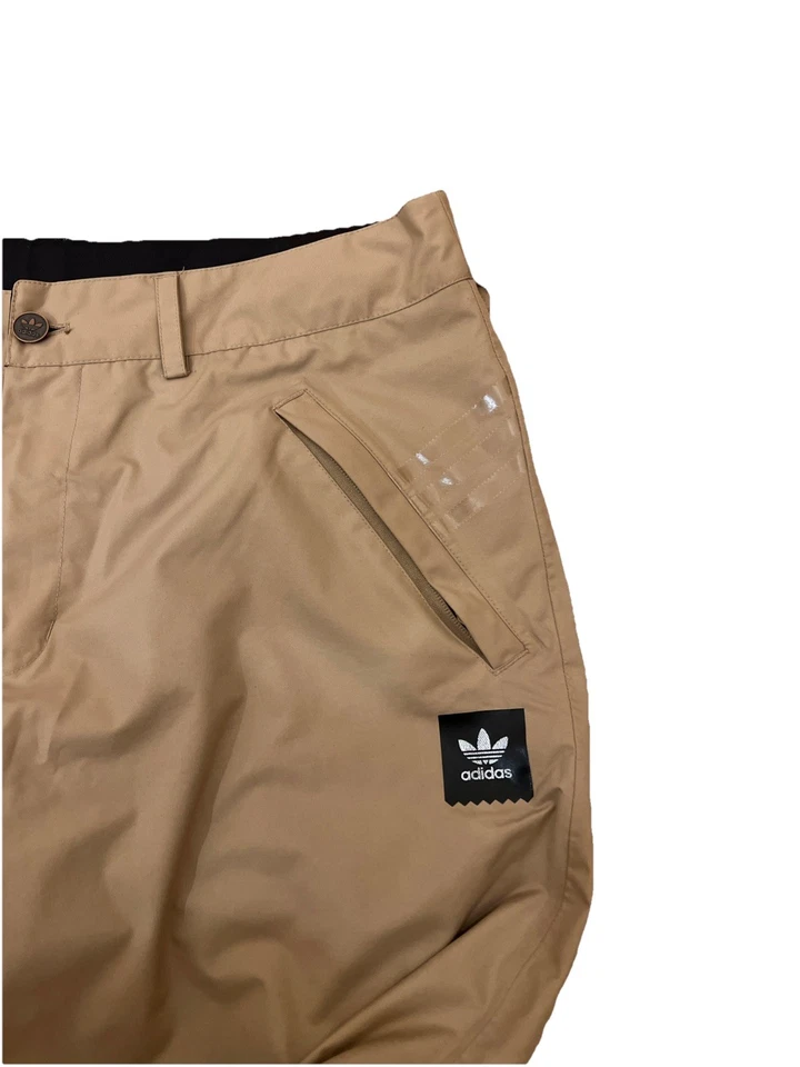 Adidas Tech Men's Snowboard Pants Beige & Black Size XL EUC - Image 4 of 4