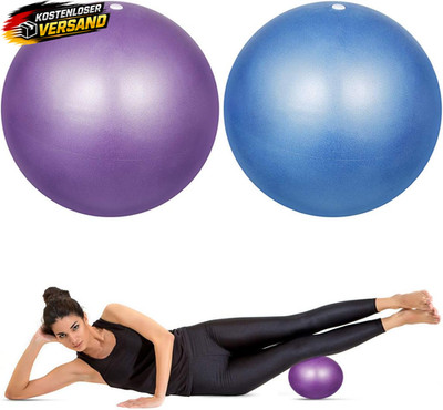 Pilates Ball 23 cm rutschfest, leicht, langlebig, vielseitig für Yoga und Physio