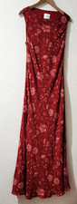 $218 New REFORMATION Prescott Boat-Neck Maxi Dress In Tudor Rose. Size XL