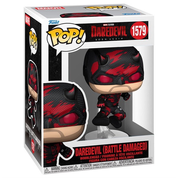POP Figure Marvel Daredevil Born Again Daredevil Battle Damaged-image