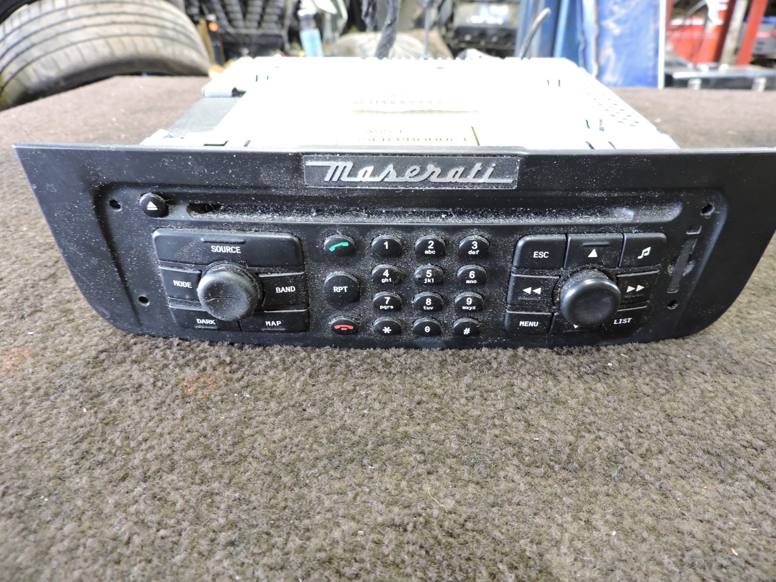 2008-13 MASERATI GRANTURISMO RADIO HEAD UNIT COMMAND NAVIGATION 42K MILES